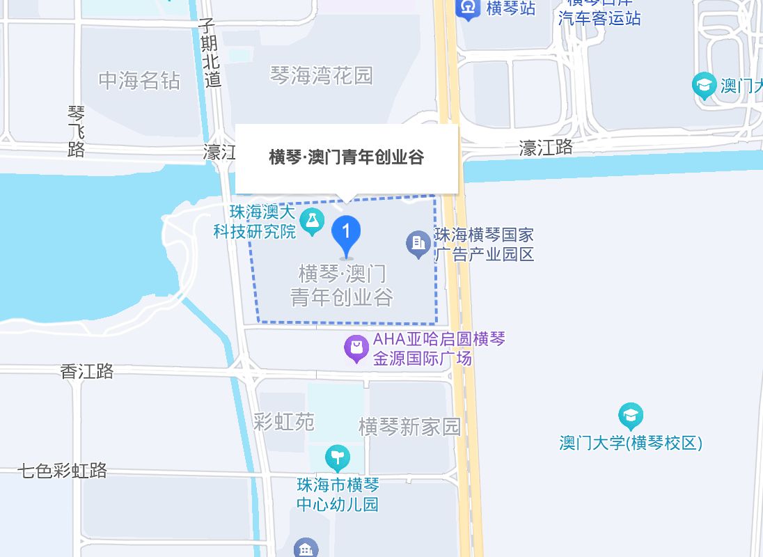 横琴创业谷地图