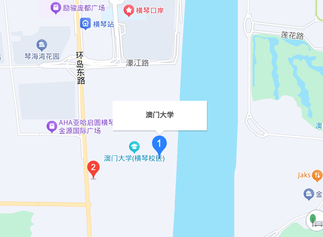 澳门实验室地图